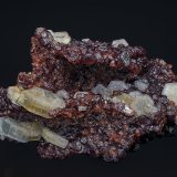 Fluorapatite, Spessartine
7.4 x 4.9 cm
(Autor: am mizunaka)