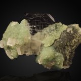 Hydroxyapophyllite-(K) and Prehnite
4.8 cm
(Autor: dontgogreen)