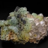 Quartz, Prehnite, Babingtonite
9.1 x 6.5 cm
(Autor: am mizunaka)