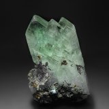 Barite, Malachite
5.7 x 3.7 cm
(Autor: am mizunaka)