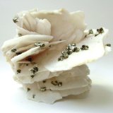Chalcopyrite, Barite
Specimen height 6 cm, largest chalcopyrites 5 mm
(Autor: Tobi)