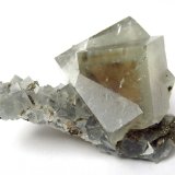 Fluorite (twinned)
Specimen size 6 cm, largest crystals 2,8 cm
(Autor: Tobi)