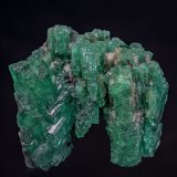 Beryl (variety emerald), Calcite
4.2 x 4.3 cm
(Autor: am mizunaka)
