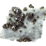 Sphalerite (variety cleiophane), Quartz
Specimen size 7 cm, largest crystal 8 mm
(Autor: Tobi)