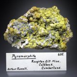 Pyromorphite
8x5x2 cm overall size
(Autor: Jesse Fisher)