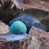 Chrysocolla with Quartz
1 cm
(Autor: Arash Ghafari)