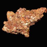 Copper
Ahmeek Mine, Ahmeek, Keweenaw County, Michigan, USA
110 mm x 50 mm x 25 mm
(Autor: Dany Mabillard)