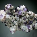Fluorite on Quartz
7x4x2 cm overall size
(Autor: Jesse Fisher)