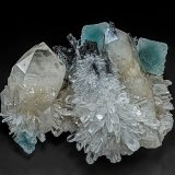 Quartz, Fluorite, Hübnerite
12.2 x 8.5 cm
(Autor: am mizunaka)