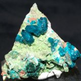 Dioptase with Duftite on Calcite
4.5x4.5x2 cm
(Autor: Joseph DOliveira)
