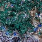Dioptase, Quartz, Plancheite
(Autor: am mizunaka)