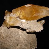 calcite on matrix
Largest calcite is 10 cm
(Autor: Bob Harman)