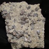 Galena, Chalcopyrite and Dolomite
Specimen is 17 cm x 12 cm x 5cm. Octahedral Galenas are up to 1.3 cm
(Autor: Bob Harman)