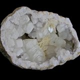 Calcite and Barite on Quartz
calcites up to 4.0 cm barite up to 2.5 cm
(Autor: Bob Harman)