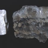 Gypsum (variety selenite and satin spar)
Specimens are portions of a 1
(Autor: Bob Harman)