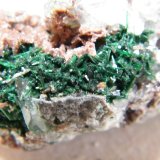 Brochantite and Cerussite
48mm x 33mm x 38mm
(Autor: Heimo Hellwig)