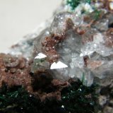 Brochantite and Cerussite
48mm x 33mm x 38mm
(Autor: Heimo Hellwig)