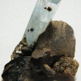 Beryl (variety aquamarine) and Siderite
38mm x 47mm x 27mm
(Autor: Heimo Hellwig)