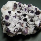 Quartz (variety amethyst) and Calcite
148mm x 117mm x 80mm
(Autor: Heimo Hellwig)