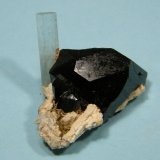 Beryl (variety aquamarine) and Schorl
32mm x 28mm x 23mm
(Autor: Heimo Hellwig)