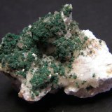 Malachite on Calcite
42mm x 32mm x 29mm
(Autor: Heimo Hellwig)