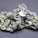 Mottramite and Cerussite
51mm x 32mm x 25mm
(Autor: Heimo Hellwig)