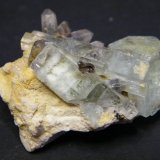 Beryl (variety Aquamarine) and Quartz
46mm x 40mm x 27mm
(Autor: Heimo Hellwig)