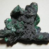 Mottramite, Malachite, Azurite
70x50mm
(Autor: Heimo Hellwig)