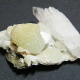 Prehnite, Quartz
50x35mm
(Autor: Heimo Hellwig)