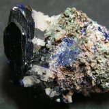 Azurite and Cerussite
40x30x30mm
(Autor: Heimo Hellwig)