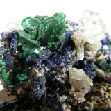 Azurite, Malachite, Cerussite
45x35x25mm
(Autor: Heimo Hellwig)