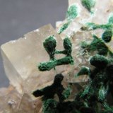 Malachite on Calcite
35x35x15mm
(Autor: Heimo Hellwig)