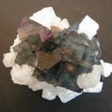 Fluorite, Quartz
90x70x45mm
(Autor: Heimo Hellwig)