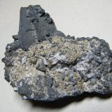 Tennantite with Pyrite and Quartz
90mmx80mmx30mm
(Autor: Heimo Hellwig)