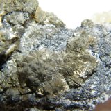 Pyrite and Anglesite
130mm x 50mm x 60mm
(Autor: Heimo Hellwig)
