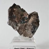 Quartz (variety smoky) and Hematite
7,5cm x 7cm x 4cm
(Autor: Philippe Durand)