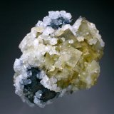 Fluorite, Quartz, and Galena
7x5x4 cm overall size.
(Autor: Jesse Fisher)