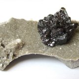 Sphalerite
Specimen size 12 cm, spahlerite "ball" 4 cm
(Autor: Tobi)