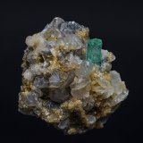 Beryl (variety emerald), Calcite
4.0 x 3.9 cm
(Autor: am mizunaka)