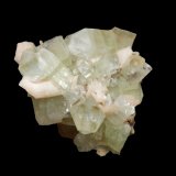 Fluorapophyllite-(K) and Stilbite-Ca
110 mm x 80 mm x 80 mm
(Autor: Dany Mabillard)
