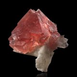 Fluorite with Quartz on Calcite
9.5 x 8.5 x 11 cm / main crystal: 7.3 cm.
(Autor: MIM Museum)