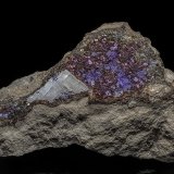 Fluorite, Calcite
17.5 x 7.5 cm
(Autor: am mizunaka)