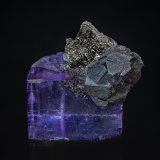Fluorite, Galena
2.2 x 2.0 cm
(Autor: am mizunaka)