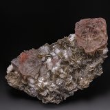Fluorite, Fluorapatite, Muscovite, Albite
10.5 x 5.5 cm
(Autor: am mizunaka)