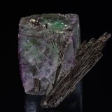 Fluorite, Schorl
3.9 x 3.0 cm
(Autor: am mizunaka)