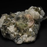 Fluorite, Muscovite, Albite
13.6 x 12.9 cm
(Autor: am mizunaka)