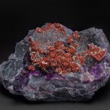 Fluorite, Quartz (variety eisenkiesel)
8.0 x 5.7 cm
(Autor: am mizunaka)