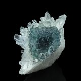 Fluorite, Quartz
7.9 x 4.7 cm
(Autor: am mizunaka)