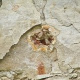 Calcite on Dolomite
geode is 18+ cm. The largest calcites are about 6 - 7 cm
(Autor: Bob Harman)