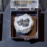 Millerite on Quartz
3 examples    1.8 cm - 2.4 cm
(Autor: Bob Harman)